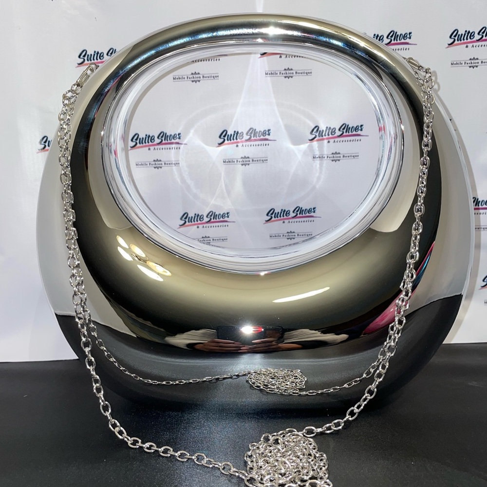 Acrylic circle fashion handbag-FIRM PRICE